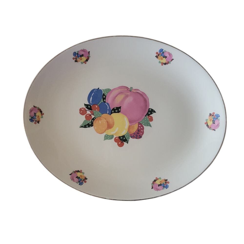 Vintage 30s Country Gentleman by Cavitt Shaw‎ WS George Large Serving Platter